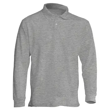 Футболка Поло 'JHK' 'POLO REGULAR MAN LS' GREY MELANGE Серый 1601-03