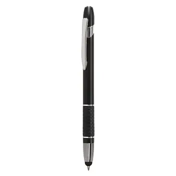 Ручка стилус металлическая 'VIVA PENS' 'SONIC TOUCH' Черный Серебристый 8632-01