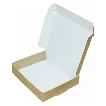 Коробка картонная Самосборная 100х80х20 мм крафт Коричневый 13840-02