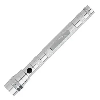 Фонарик телескопический LED Серебристый 6240-03