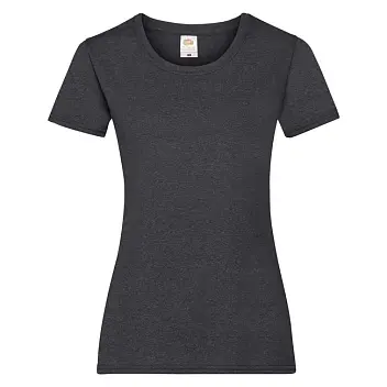 Футболка жіноча 'Fruit of the Loom' 'Ladies Valueweight T' Серый 5702-27
