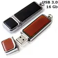 Флешка 'GoodRAM' 'ART LEATHER' 16 Gb USB 3.0 коричнева