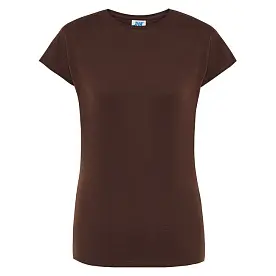 Футболка 'JHK' 'REGULAR LADY COMFORT' CHOCOLATE