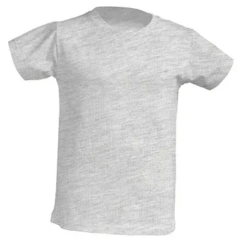 Футболка 'JHK' 'KID T-SHIRT' ASH MELANGE Серый 1605-22