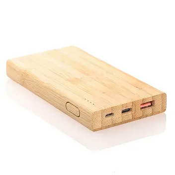 Повербанк PowerBank бамбуковий 8000 mAh Древесный 14790-01