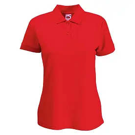 Футболка Поло женская 'Fruit of the Loom' 'Lady-Fit 65/35 Polo'