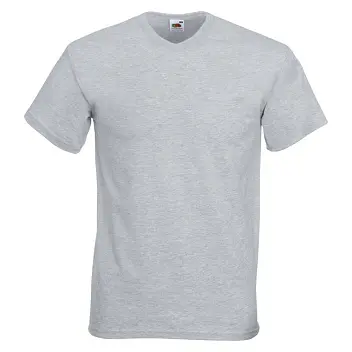 Футболка мужская 'Fruit of the Loom' 'V Neck T' Серый 5697-03