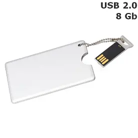 Флешка 'Metal Credit Card' 8 Gb USB 2.0
