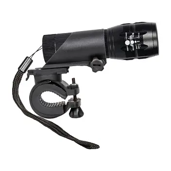 Фонарь велосипедный 1 CREE LED Черный 14888-01