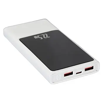 Універсальна мобільна батарея PowerBank 'ARES' 10000 mAh Белый Черный 15559-02