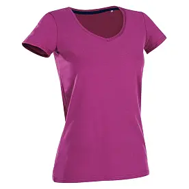 Футболка 'Stedman' 'Claire (V-neck)' Cupcake Pink