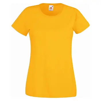 Футболка жіноча 'Fruit of the Loom' 'Ladies Valueweight T' Желтый 5702-02