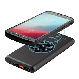 Повербанк PowerBank з присосками бездротовий 10W 10000 mAh