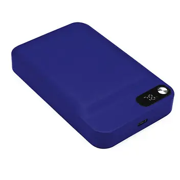 Універсальна мобільна батарея Бездротова Powerbank 'Model D' matt 10000 mAh Синий Черный 15577-100