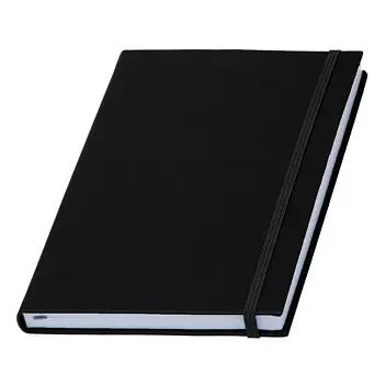 Записна книжка A5 білий блок Черный 3646-05