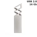 Флешка 'Crossing' silver 16 Gb USB 2.0