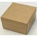 Коробка картонная Самосборная 90х90х50 мм бурая