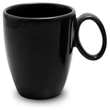 Чашка керамічна Otto 250 мл Черный 1792-04