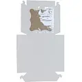 Коробка картонна Самозбірна 260х260х90 мм біла