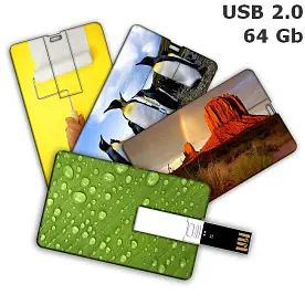 Флешка 'GoodRAM' 'CREDIT CARD' 64 Gb USB 2.0