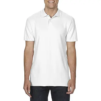 Поло 'Gildan' 'SoftStyle 177' Белый 8759-01