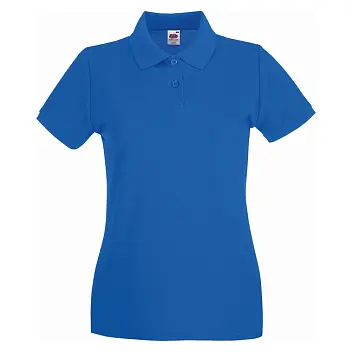 Тенниска женская 'Fruit of the Loom' 'PREMIUM POLO' Синий 8653-04