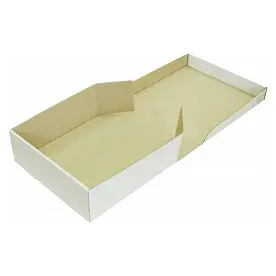 Коробка картонна Самозбірна 260х260х90 мм біла