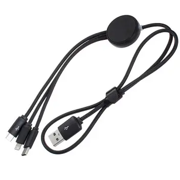 Кабель 'Standart' USB 3в1 для зарядки Черный 5774-01