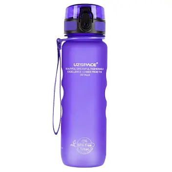 Пляшка 'UZSPACE' Shape Frosted 500мл Фиолетовый Черный 11872-03
