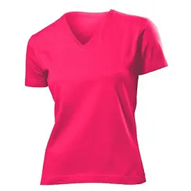 Футболка 'Stedman' 'Classic V-neck Women' Sweet Pink