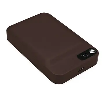 Універсальна мобільна батарея Бездротова Powerbank 'Model D' matt 10000 mAh Черный Коричневый 15577-23