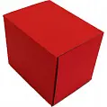 Коробка картонная Самосборная 114х95х100 мм красная