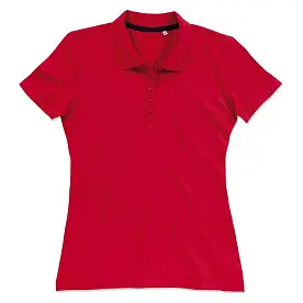 Футболка Поло 'Stedman' 'Hanna (Polo)' Сrimson Red