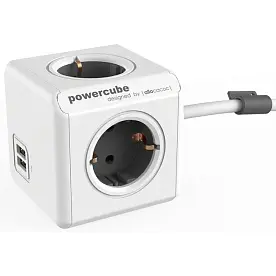 Зарядний пристрій PowerCube Extended USB DE GREY
