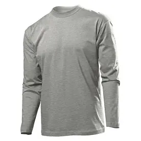 Футболка 'Stedman' 'Classic Long Sleeve Men' Grey Heather