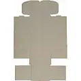 Коробка картонная Самосборная 125х110х105 мм бурая