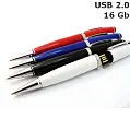 Флешка Ручка пластикова 16 Gb USB 2.0