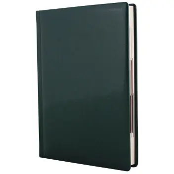 Щоденник A5 недатований 'Gloss' Темно-зеленый 7820-02