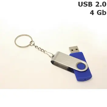 Флешка Твістер пластикова 4 Gb USB 2.0   6085-04