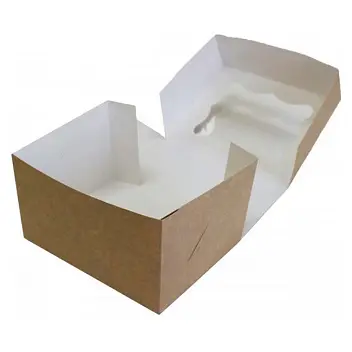 Коробка картонная Самосборная 150х120х90 мм крафт Коричневый 13862-02