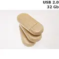 Флешка Классика деревянная 32 Gb USB 2.0