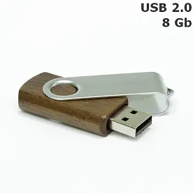 Флешка 'Twister' дерев'яна 8 Gb USB 2.0