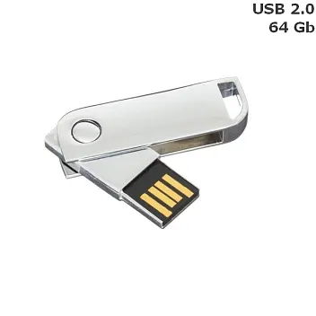 Флешка 'LAEF' 64 Gb USB 2.0 Серебристый 15513-01
