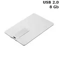 Флешка Кредитка пластикова 8 Gb USB 2.0