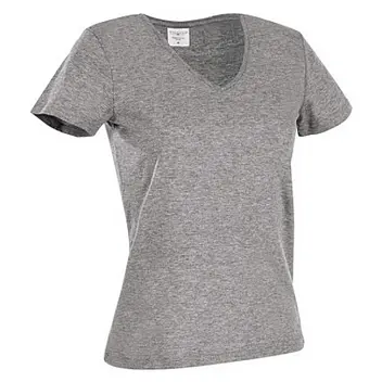 Футболка 'Stedman' 'Classic V-neck Women' Grey Heather Серый 6923-04