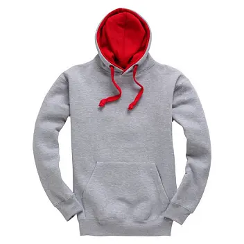 Худі 'Vip Print' 'Custom' Серый Красный 14603-12