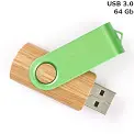 Флешка 'Twister' дерев'яна 64 Gb USB 3.0