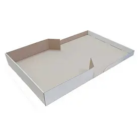 Коробка картонна Самозбірна 475х321х90 мм біла