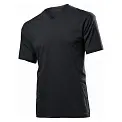 Футболка 'Stedman' 'Classic V-neck Men' Black Opal