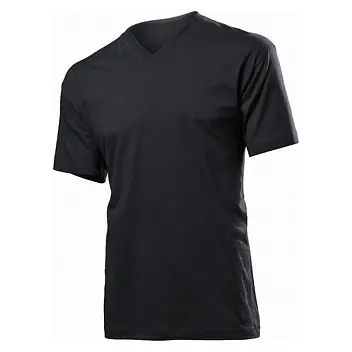Футболка 'Stedman' 'Classic V-neck Men' Black Opal Черный 6920-02